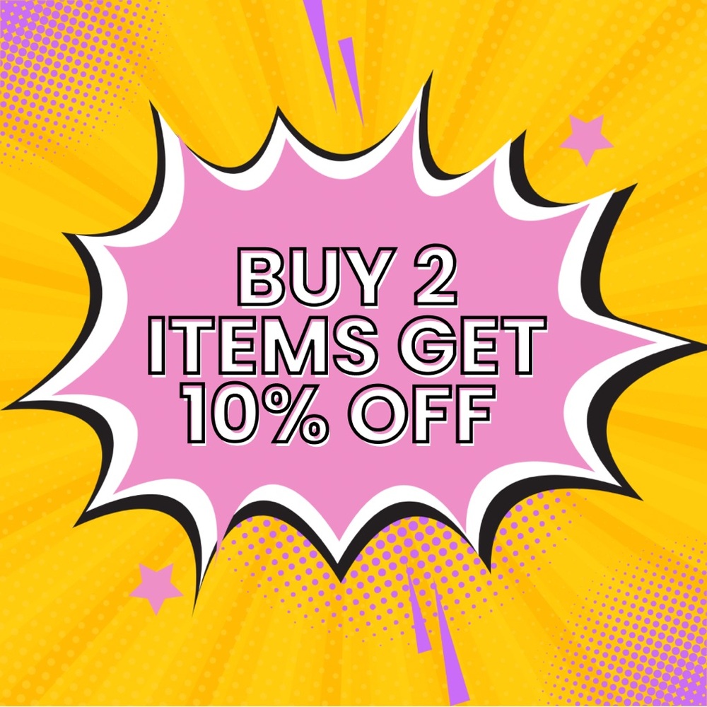 Buy 2 items get 10% off